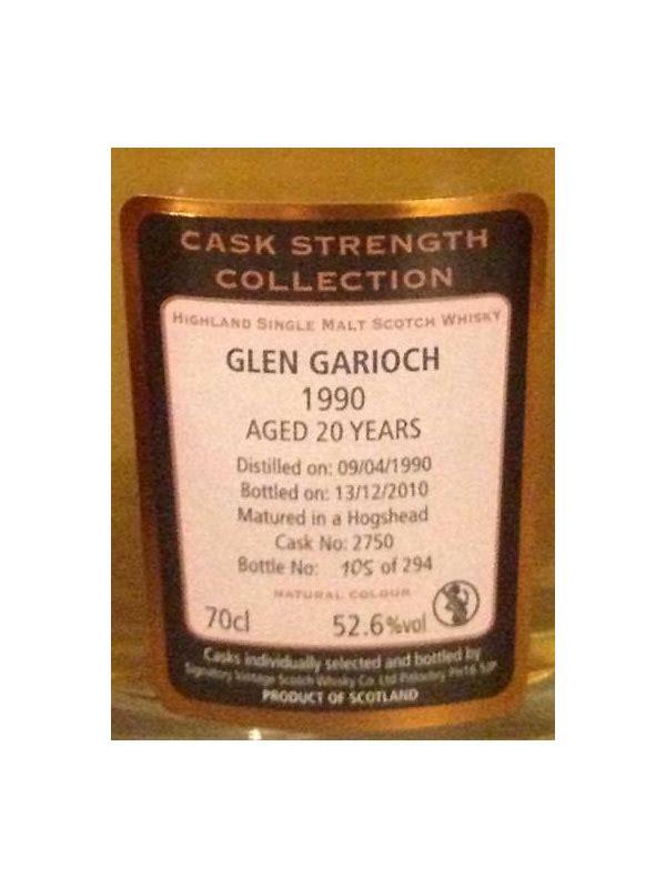 Glen Garioch 1990 SV The Whisky Hoop