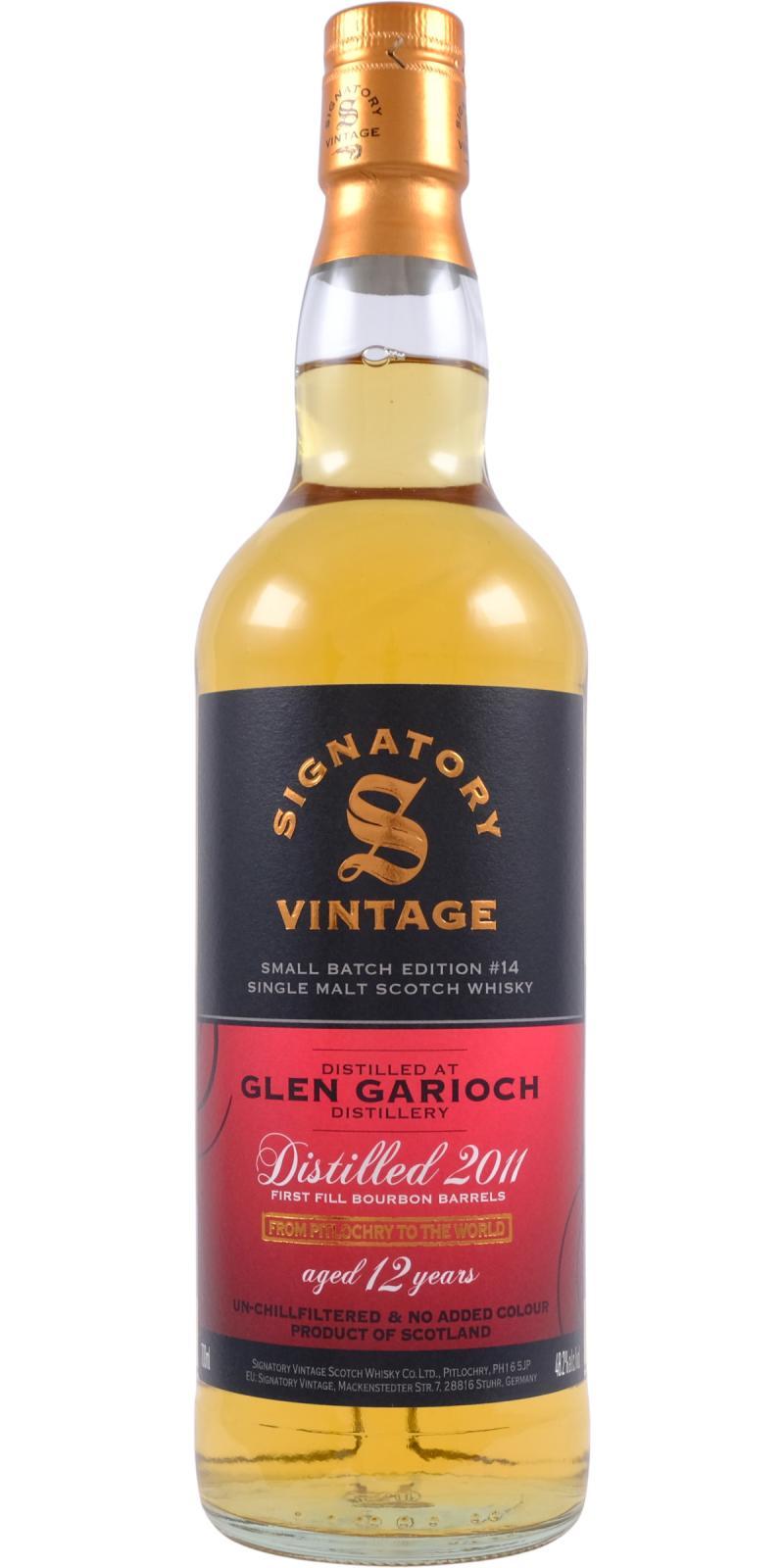 Glen Garioch 2011 SV Small Batch Edition #14