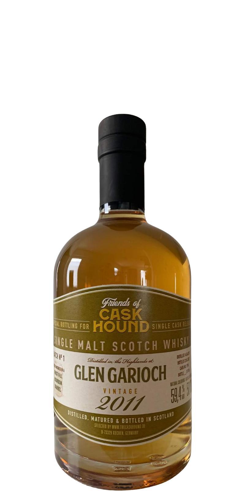 Glen Garioch 2011 TCaH Friends of Caskhound