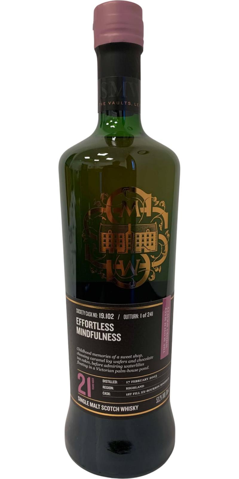 Glen Garioch 2003 SMWS 19.102 Effortless mindfulness