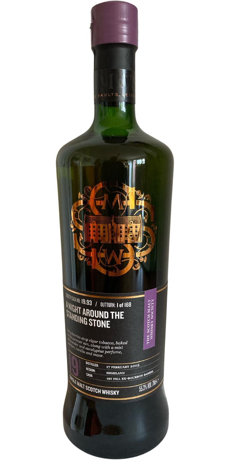 Glen Garioch 2003 SMWS 19.93 A night around the standing stone