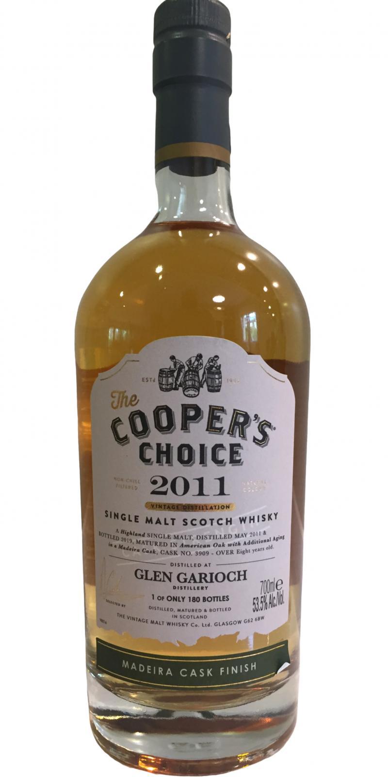 Glen Garioch 2011 VM The Cooper's Choice