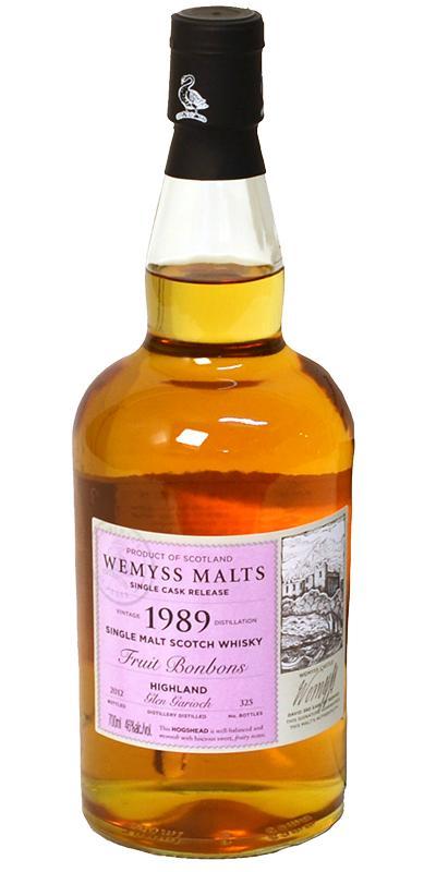 Glen Garioch 1989 Wy Fruit Bonbons