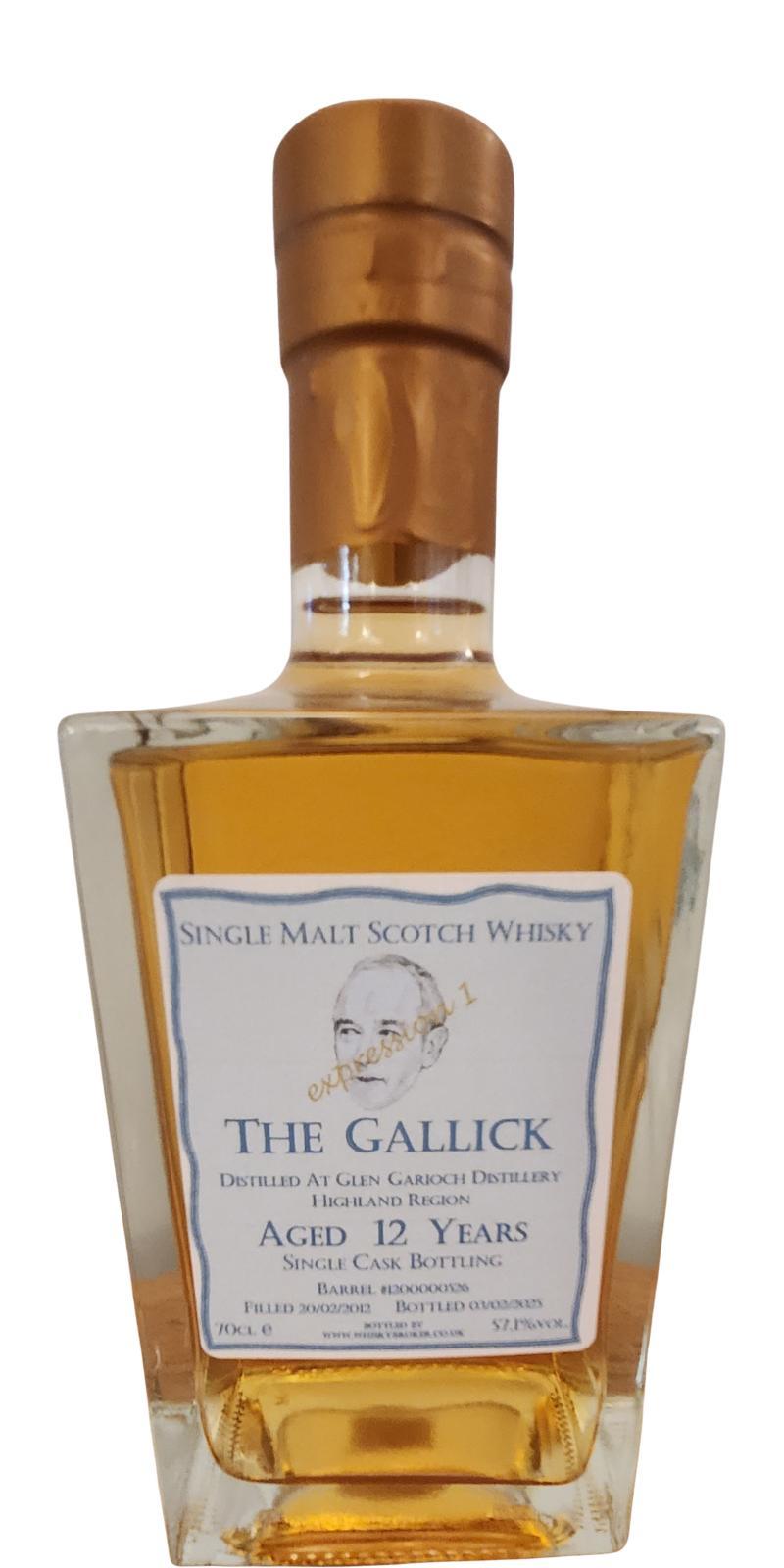 Glen Garioch 2012 WhB The Gallick