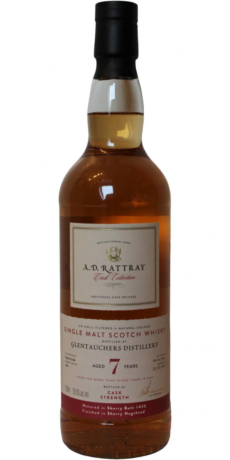 Glentauchers 2011 DR  Individual Cask Release