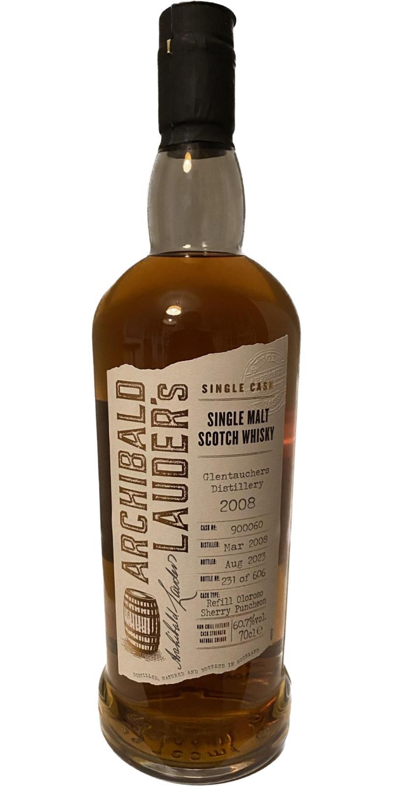 Glentauchers 2008 AL&C  Single Cask