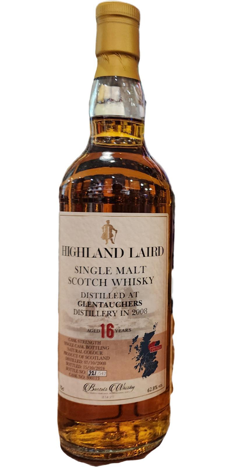 Glentauchers 2008 BRI  Highland Laird