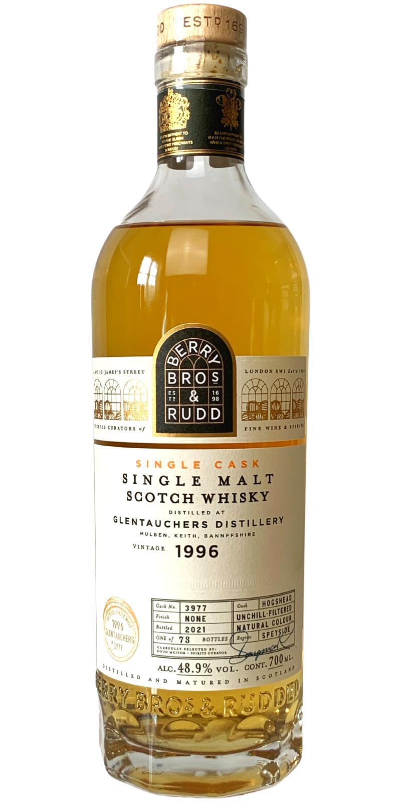 Glentauchers 1996 BR  Single Cask