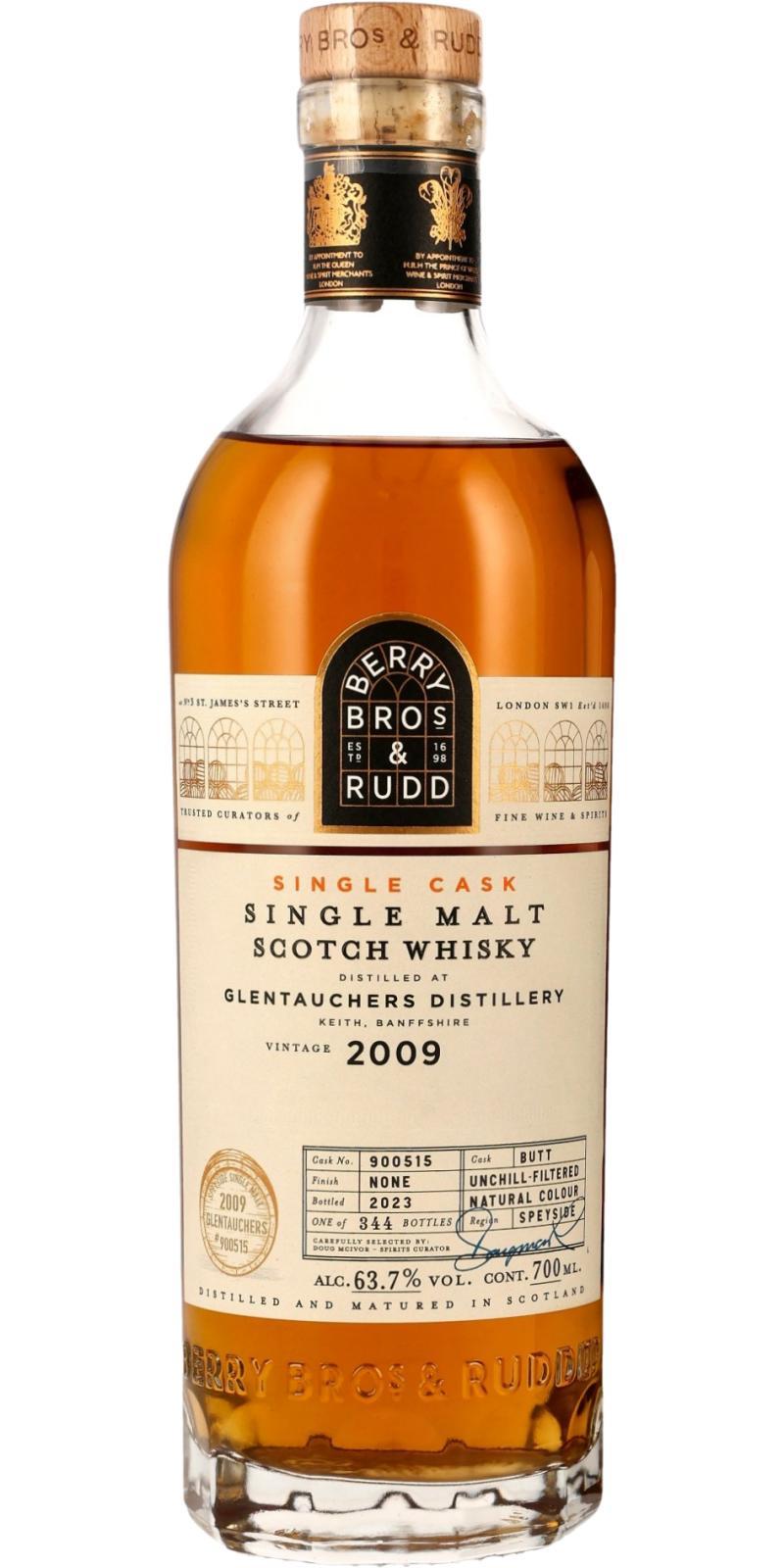 Glentauchers 2009 BR  Single Cask