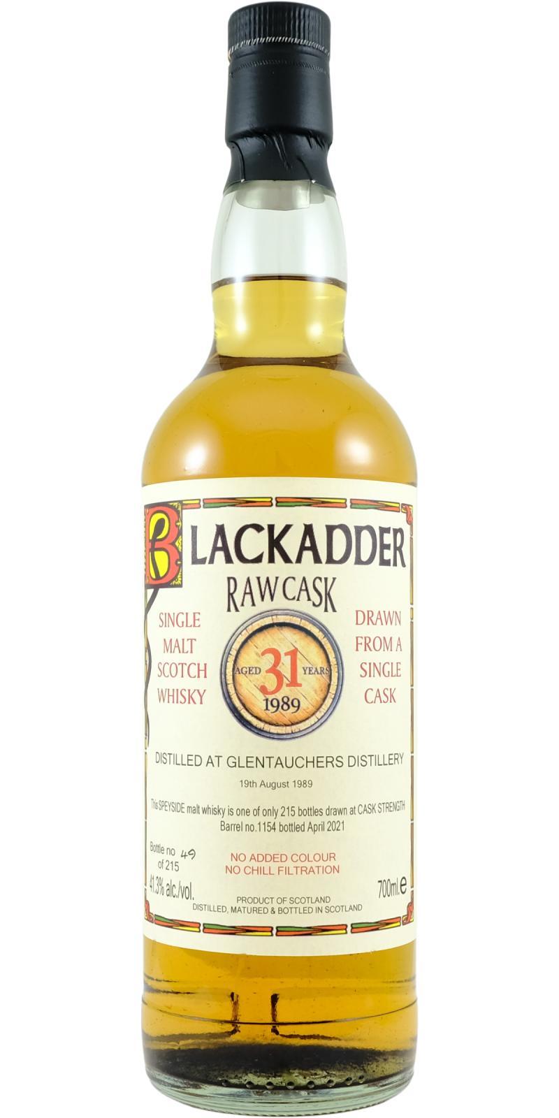 Glentauchers 1989 BA  Raw Cask