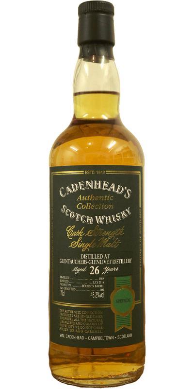 Glentauchers 1989 CA  Authentic Collection