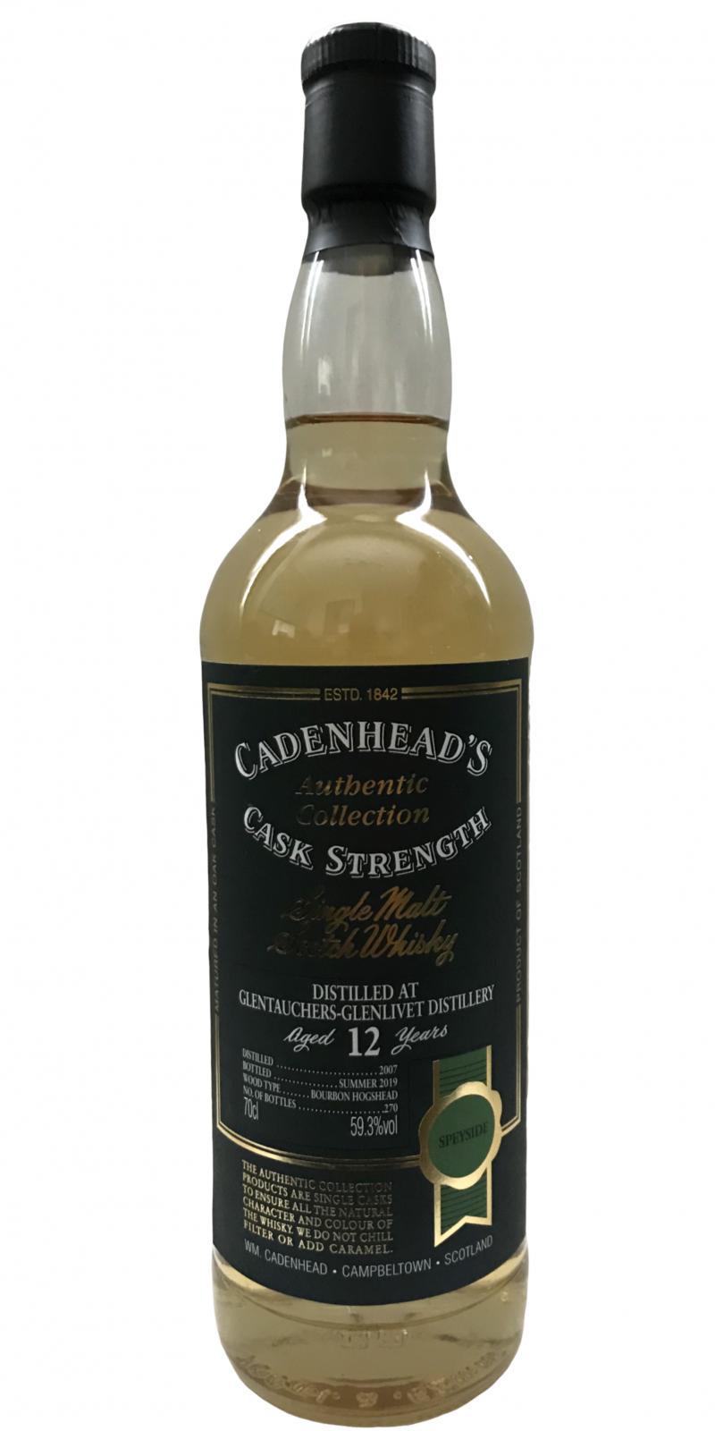 Glentauchers 2007 CA  Authentic Collection