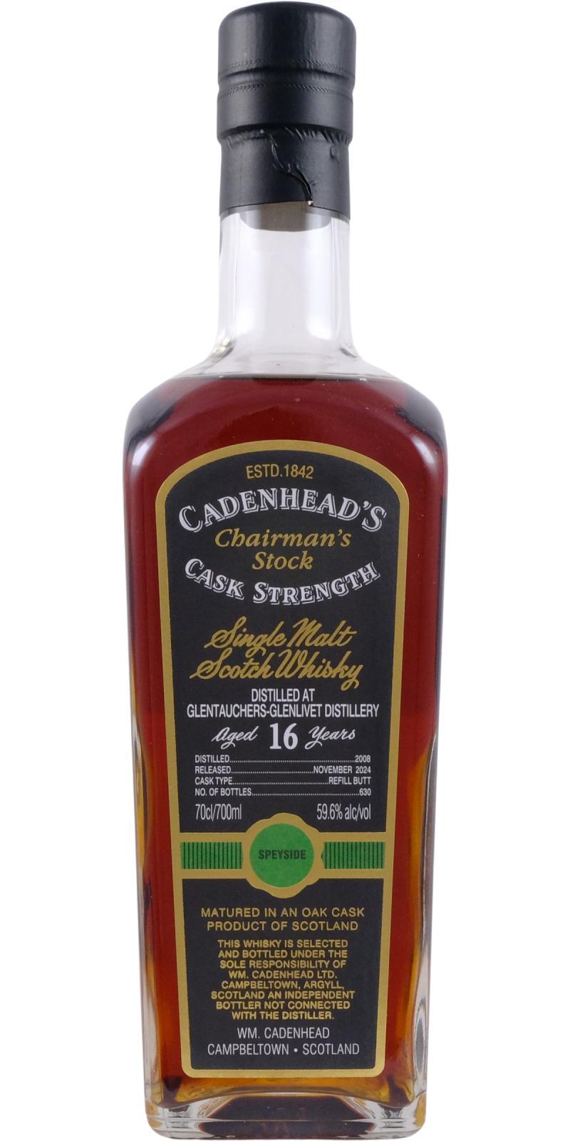 Glentauchers 2008 CA  Chairman's Stock