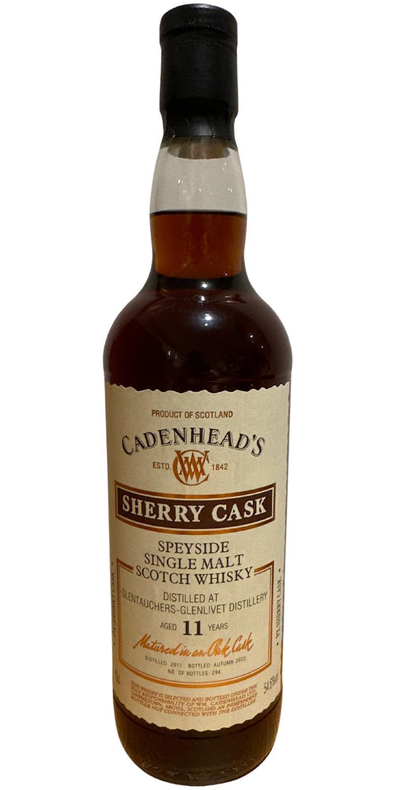 Glentauchers 2011 CA  Wood Range - Sherry Cask