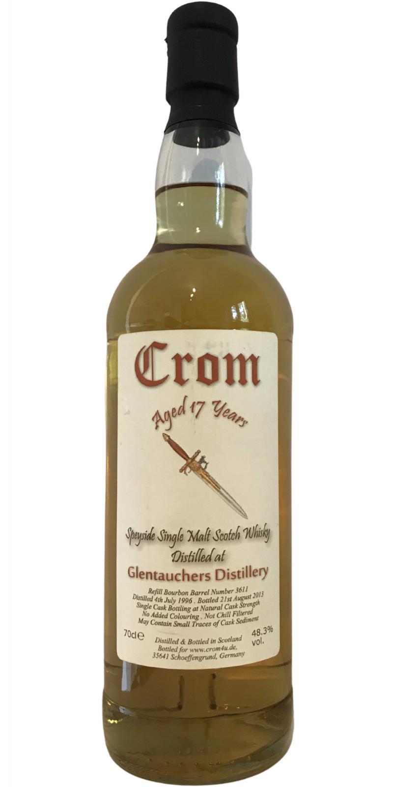 Glentauchers 1996 Cr  Single Cask