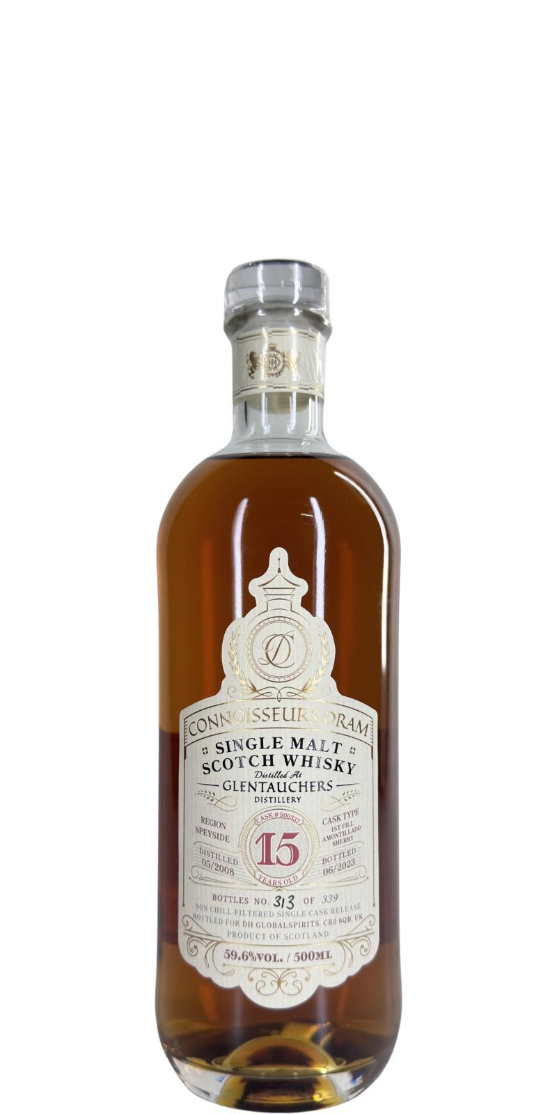 Glentauchers 2008 DHGS  Connoisseurs Dram