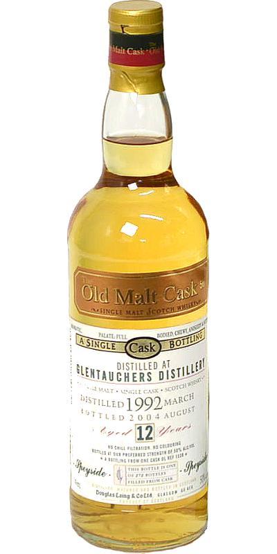 Glentauchers 1992 DL  The Old Malt Cask