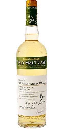 Glentauchers 1998 DL  The Old Malt Cask