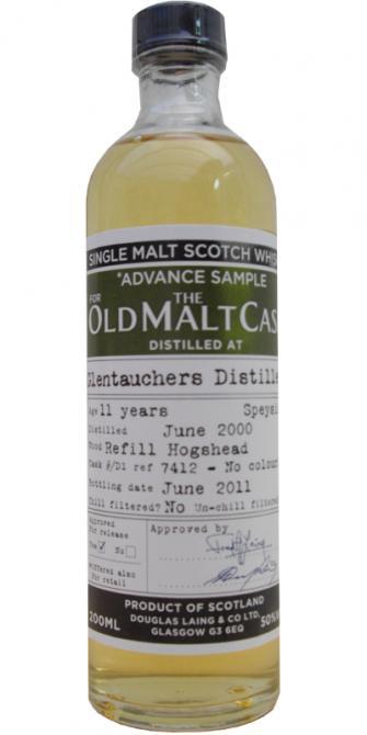 Glentauchers 2000 DL  The Old Malt Cask -  Advanced Sample