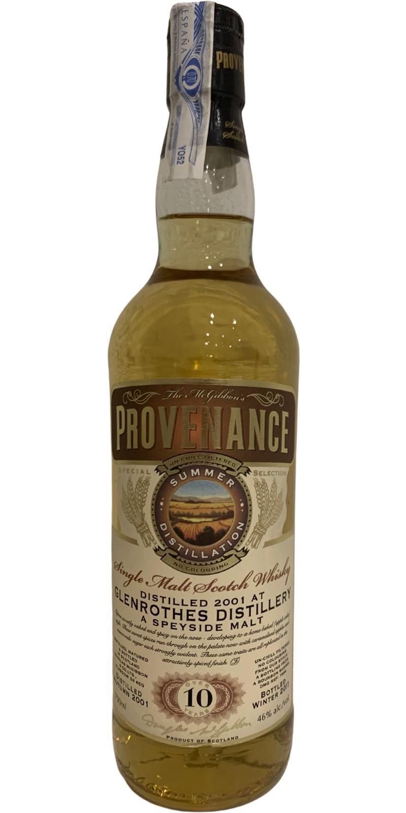 Glentauchers 2000 McG  McGibbon's Provenance