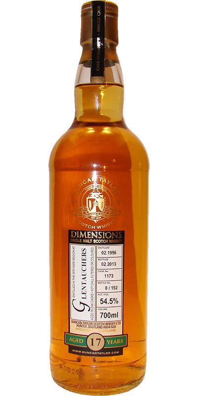 Glentauchers 1996 DT  Dimensions