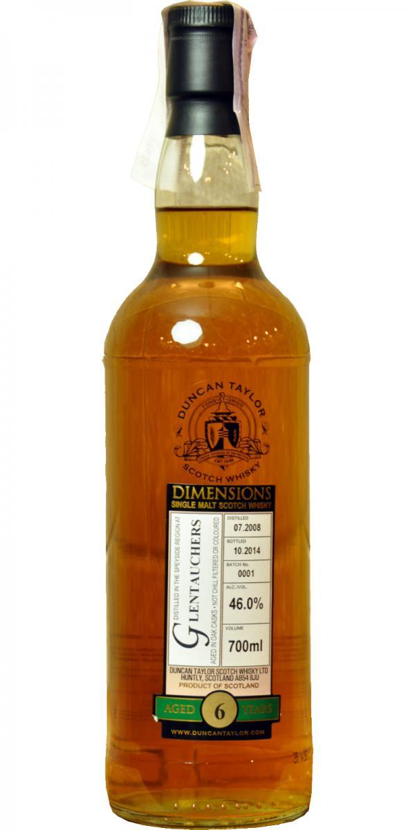 Glentauchers 2008 DT  Dimensions