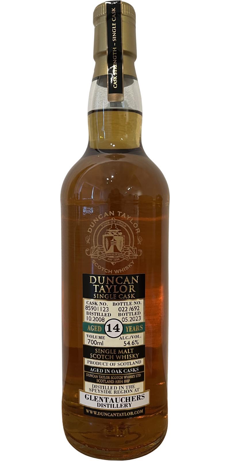 Glentauchers 2008 DT  Single Cask