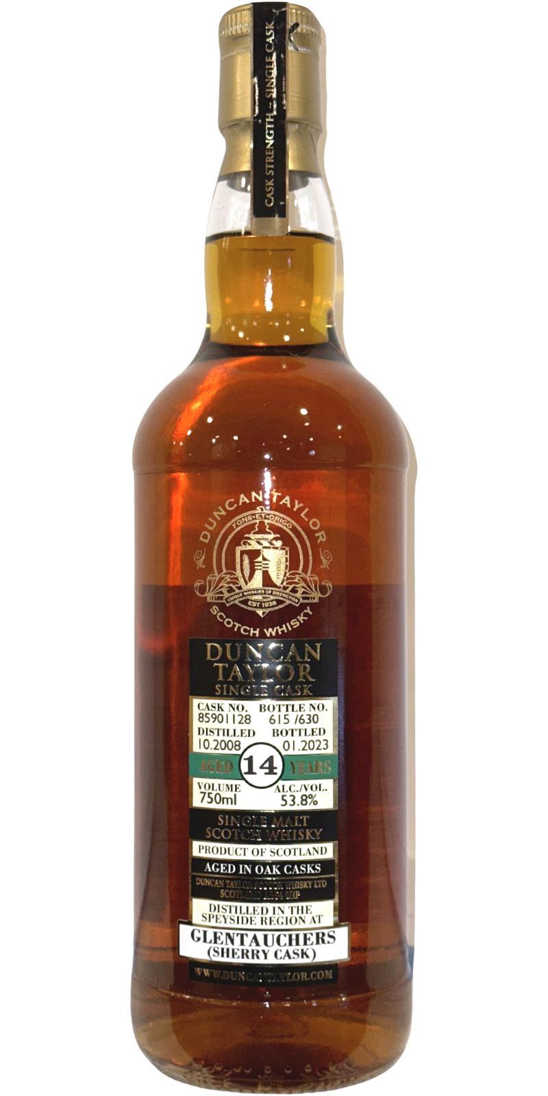 Glentauchers 2008 DT  Single Cask