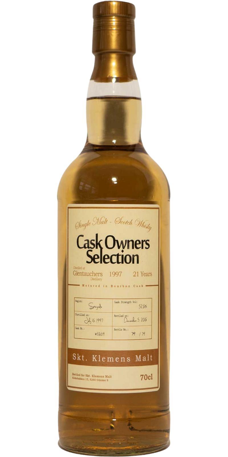 Glentauchers 1997 FnFl  Cask Owners Selection