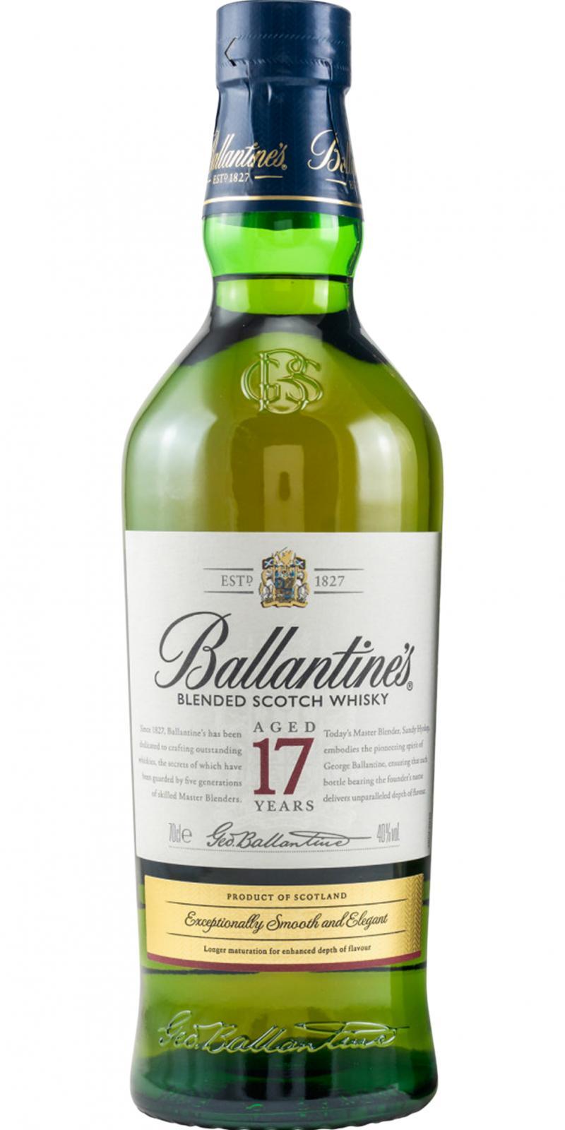 Ballantine's 17-year-old  Blended Scotch Whisky