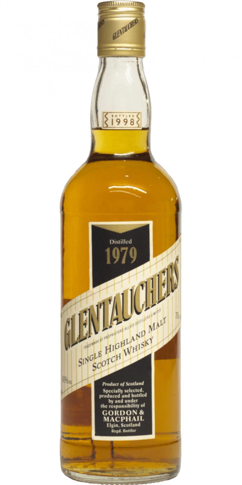 Glentauchers 1979 GM  Licensed Bottling