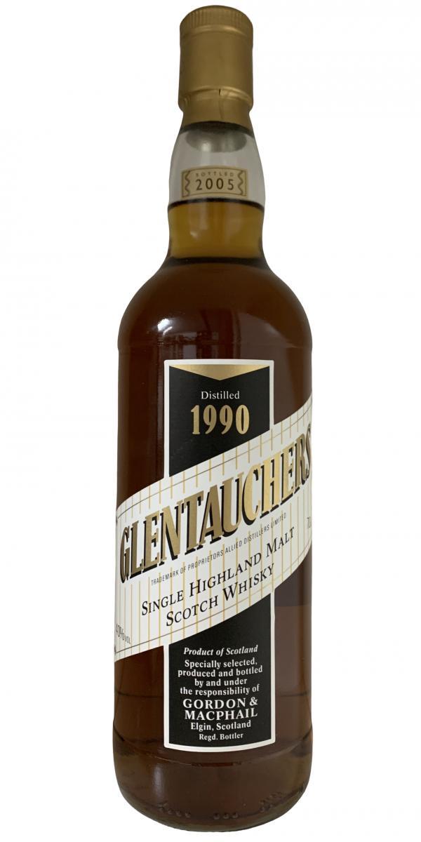 Glentauchers 1990 GM  Licensed Bottling