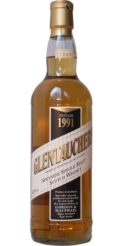 Glentauchers 1991 GM  Licensed Bottling