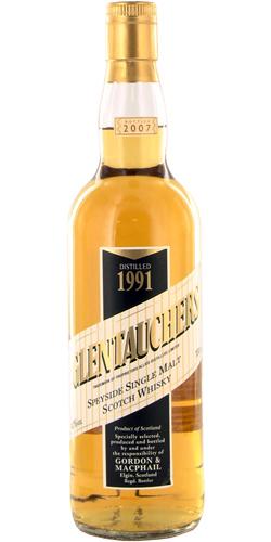 Glentauchers 1991 GM  Licensed Bottling