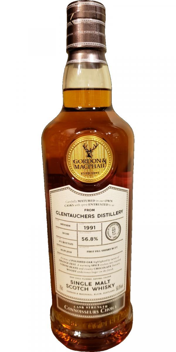 Glentauchers 1991 GM  Connoisseurs Choice - Cask Strength