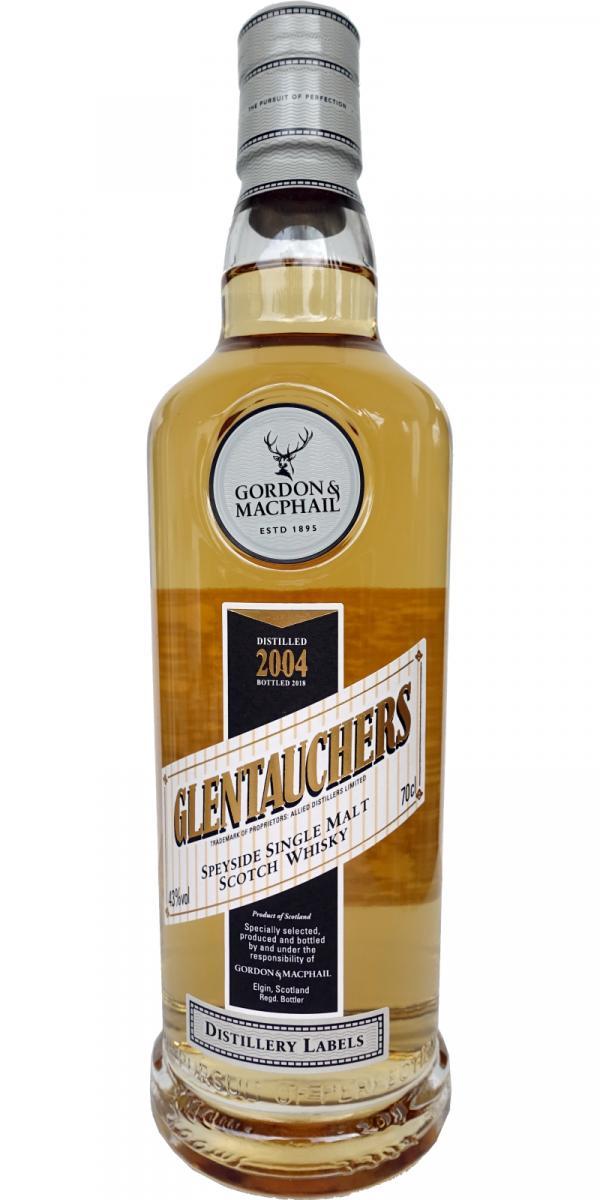 Glentauchers 2004 GM  Distillery Labels