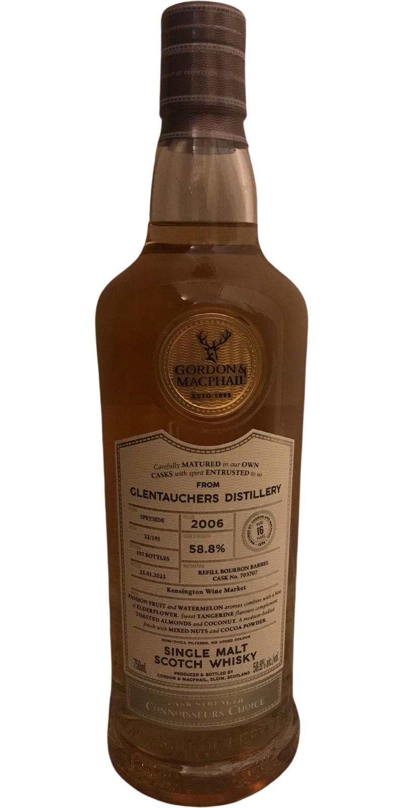 Glentauchers 2006 GM  Connoisseurs Choice - Cask Strength
