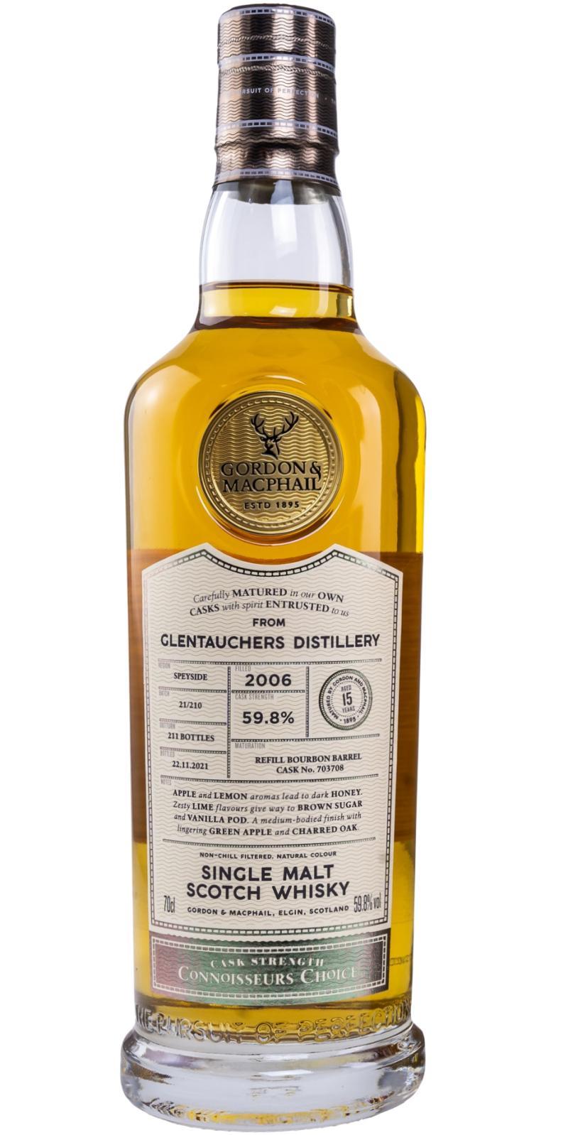 Glentauchers 2006 GM  Connoisseurs Choice - Cask Strength