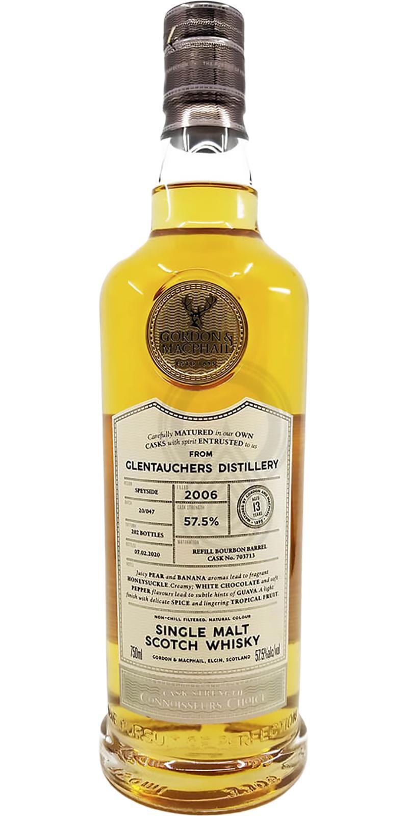 Glentauchers 2006 GM  Connoisseurs Choice - Cask Strength