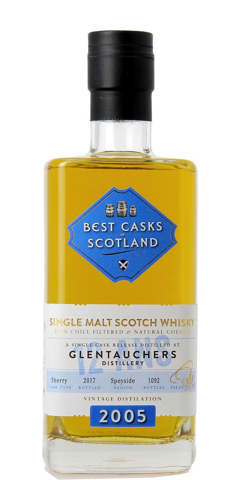 Glentauchers 2005 JB  Best Casks of Scotland