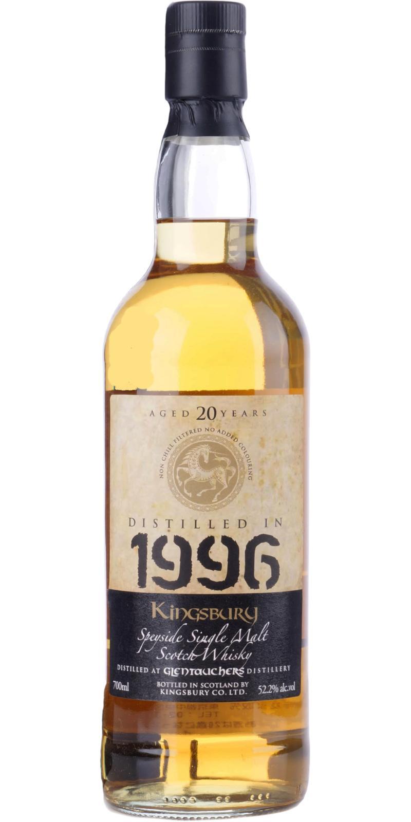 Glentauchers 1996 Kb  Cask Strength Gold