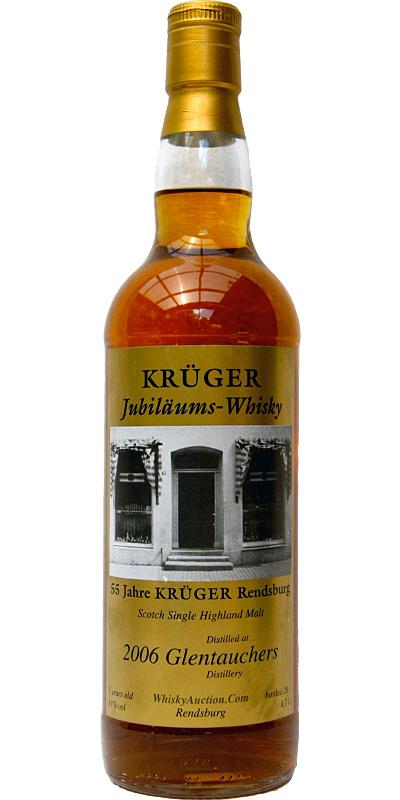 Glentauchers 2006 KW  Jubiläums-Whisky - 55 Jahre Krüger Rendsburg