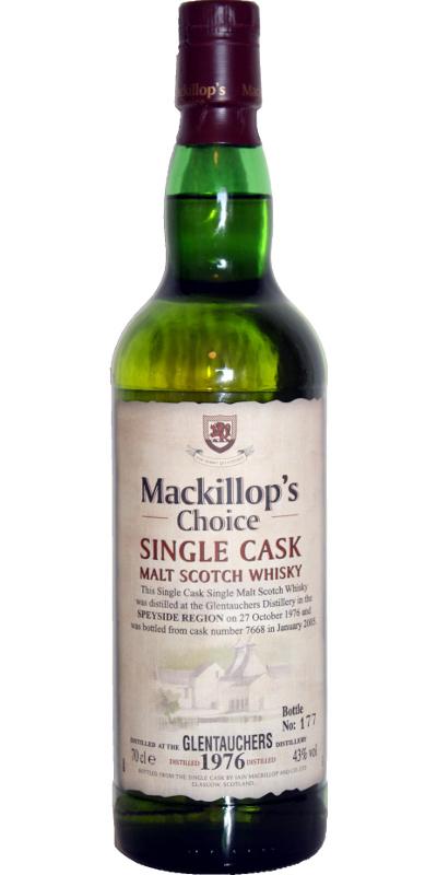 Glentauchers 1976 McC  Single Cask