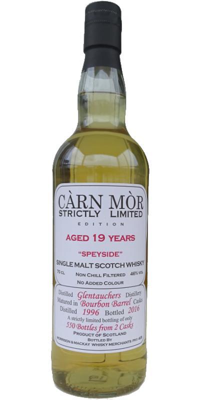 Glentauchers 1996 MMcK  Càrn Mòr - Strictly Limited Edition