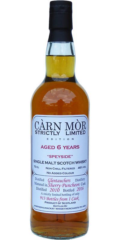 Glentauchers 2010 MMcK  Càrn Mòr - Strictly Limited Edition