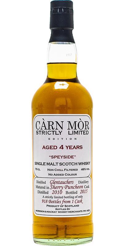 Glentauchers 2010 MMcK  Càrn Mòr - Strictly Limited Edition