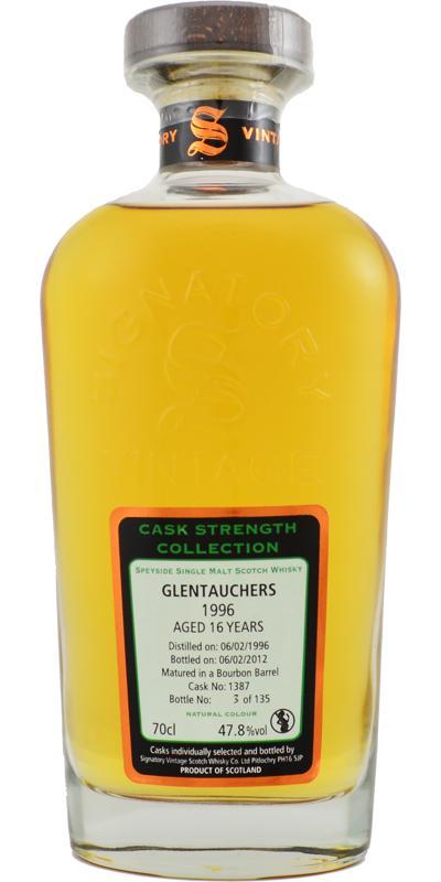 Glentauchers 1996 SV  Cask Strength Collection