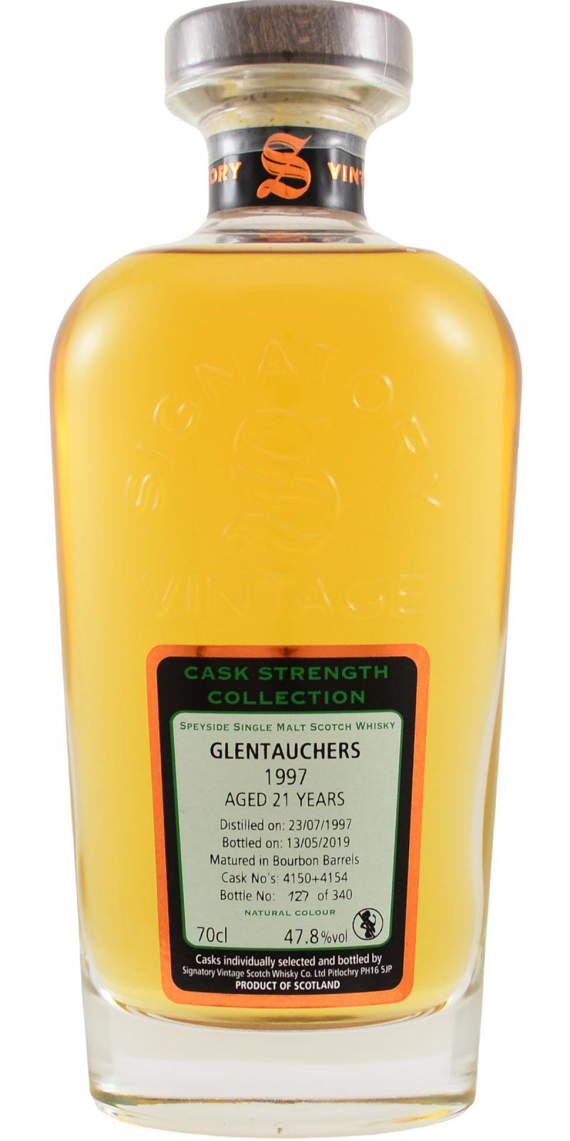 Glentauchers 1997 SV  Cask Strength Collection