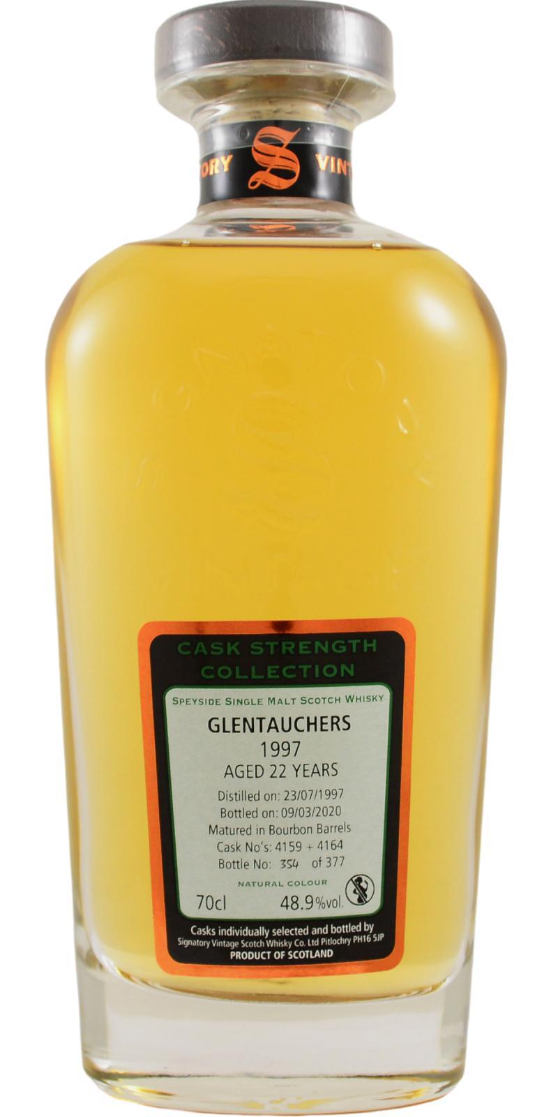 Glentauchers 1997 SV  Cask Strength Collection