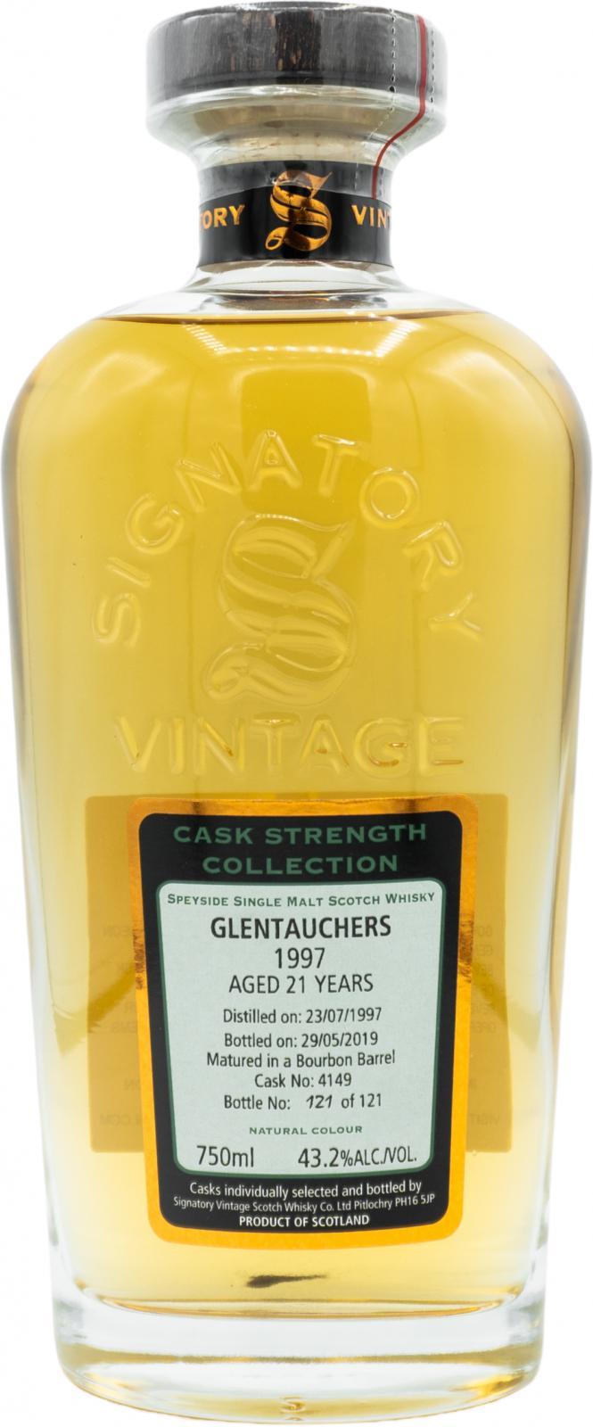Glentauchers 1997 SV  Cask Strength Collection
